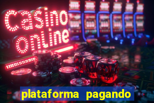 plataforma pagando bonus no cadastro